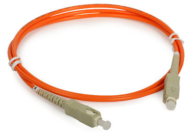 LC Simplex / Duplex Fiber Optic Patch Cord dengan Rugi Penyisipan Rendah