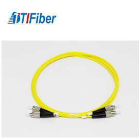 Single Mode Duplex ST / ST 2.0mm Fiber Optic Network Cable Jumper Kerugian Penyisipan Rendah